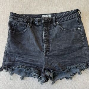 We The Free Charcoal Jean Shorts